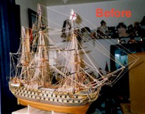 HMS Victory before